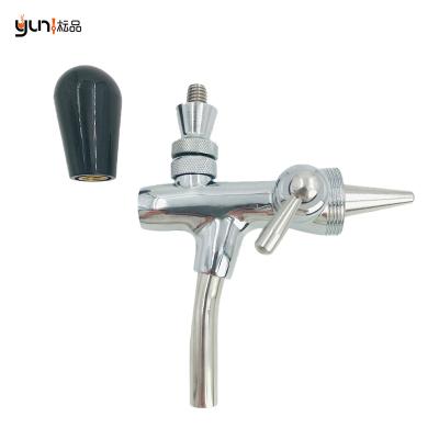 China Good New Sealing Type Home Brew Flow Control Barrel Beer Tap Adjustable Chrome Plated Brass Beer Tap for sale