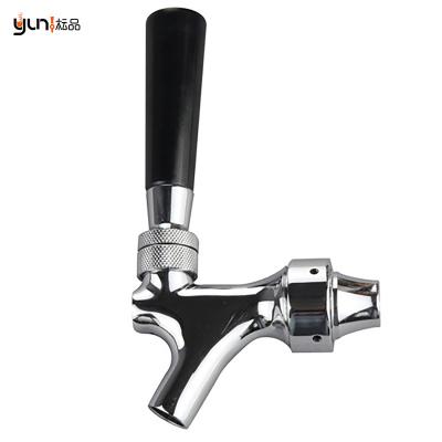 China Chrome Plated Brass Beer Dispenser Accessories Beer Shaker Tap Beer Keg Faucet Set For Home Use for sale