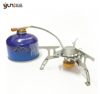 China Custom logo trupple camping stove high power outdoor camping stove gas 31*31*21CM for sale