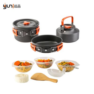 China Wholesale outdoor camping hike travel outdoor camping cookware fire maple utensils cookware sets for sale