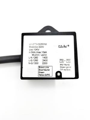 China Art IP67 320VAC - 2 Art 3 SPD-Überspannungsableiter für LED-Licht zu verkaufen