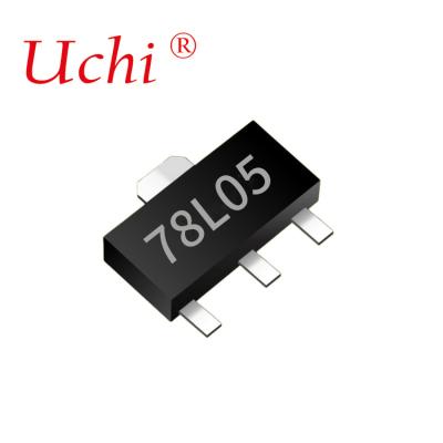 China SOT89-3 78L05 Reguladores de tensión de 5v Encapsulado de plástico en venta