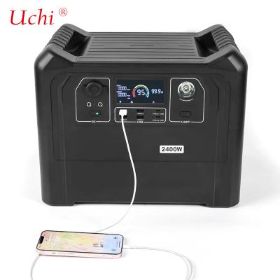 Cina 2400W 4800W Centrale elettrica esterna portatile 2560WH in vendita