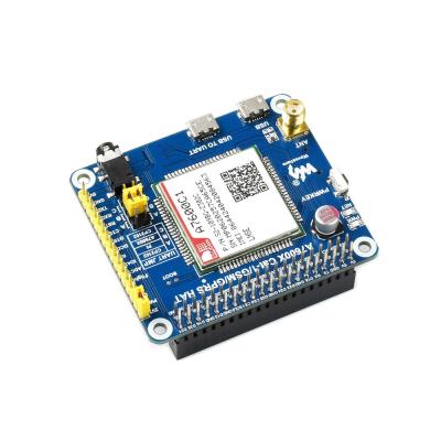 China Raspberry Pi Series Boards A7600C1 LTE Cat-1 HAT for Raspberry Pi, 4G Low Speed ​​Module, 2G GSM/GPRS Support, POS LBS for sale