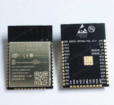 China Original ESP32-WROOM ESP32-WROOM-32D Wi-Fi+BT+BLE ESP32 Module 32Mbits 4MB Espressif Flash Memory ESP32-WROOM-32D for sale