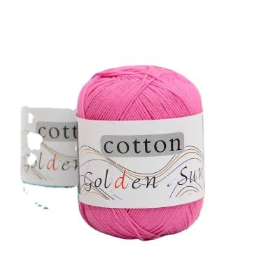 China Hot Sale Soft milk cotton knitting yarn and crochet yarn cotton for crochet for sale