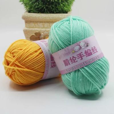 China China factory 4ply 50g acrylic blended yarn for crochet and knitting clothes or hand crafts for sale