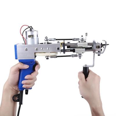 China Tufting Gun Carpet Weaving Machine 2 in 1 Cut and Loop Pile Electric Handheld Knitting Tool Cloth Rug Gun Machine Starter Kit for sale