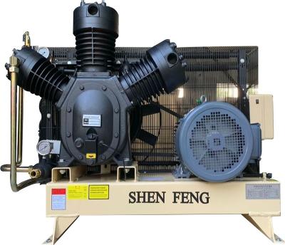 China Lubricated AIR Compressor 25 Bar Three Stage High Pressure Air Compressor for sale