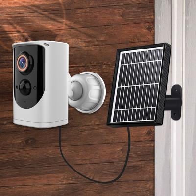 China Human Motion Tracking 2022 New 1080P Solar Powered Security Camera Outdoor Wireless Wi-Fi Surveilance, Motion Detection, Free Lifetime Cloud Storage for sale