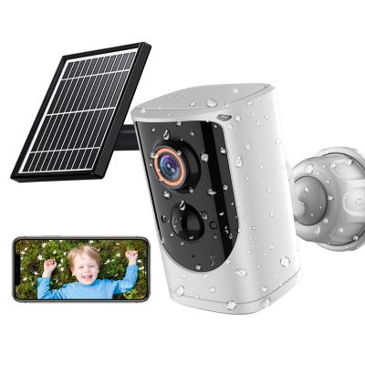 China Human Motion Tracking WiFi Outdoor Wireless Solar Security Camera, 1080P HD Home Security Camera System, Battery Operated Rechargeable, Motion Detection for sale