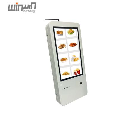 China Indoor Popular Interactive Signage Display Digital LCD Touch Screen Kiosk Self Service Fast Food Ordering Machine for sale