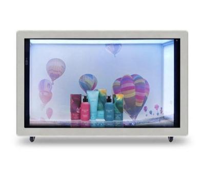 China 32inch Indoor Transparent Indoor Advertising Lcd Screen Signage Display for sale