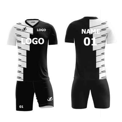 China Sets Germany Men's Quick Dry Clothing Uniform Sublimation Retro Soccer Jersey Set Kits Football Wear for sale