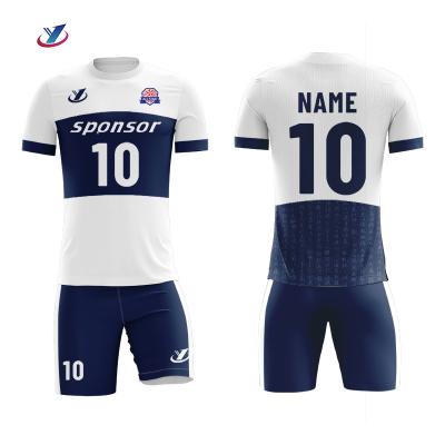 China Cheap 2022 Qatar Football Uniforms Sets Team Soccer Kids Jersey Short Football Set Youth Training Sports Wear for sale