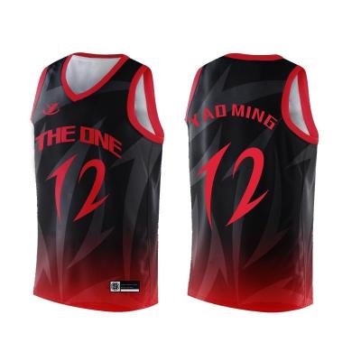 China Black Custom Breathable Breathable Polyester Samoa Jersi Basketball Tank Top for sale