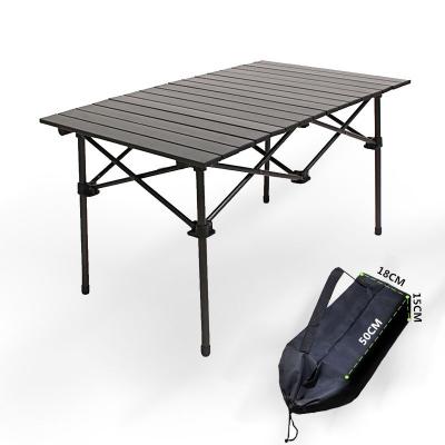 China Wholesale Easy Carry Table And Chair Set Camping Aluminum Portable Picnic BBQ Table Long Outdoor Folding Table for sale