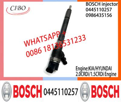 China Inyector de combustible común 0986435156 del injetor 0445110257 de BOSCH 0445110257 0986435156 para KIA/HYUNDAI 2.0CRDi/1.5CRDi en venta