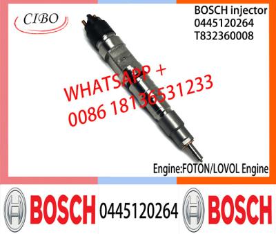 Китай Собрание 0445120264 T832360008 инжектора дизельного топлива BOSCH 0445120264 первоначальное для двигателя FOTON/LOVOL продается