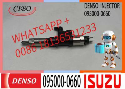 China Fuel Injector 095000-0660 / 0950000660 / 8-98284393-0 for 2001-2007 Isuzu NPR NPR-HD 4HK1 4.8L 5.2L for sale