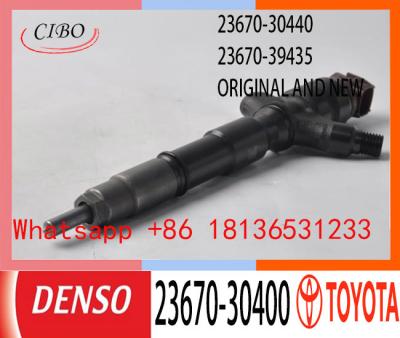 China Inyector original DENSO 23670-30440 2367030440 23670-39435 295900-0250 295900-0200 para Toyota Hiace Dyna 1KD-FTV en venta