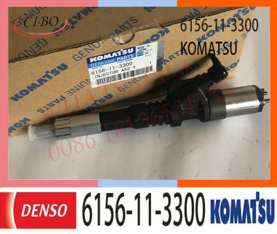 Cina 6156-11-3300 motore D85EX-15 dell'iniettore di combustibile del motore diesel di KOMATSU 6156-11-3300 095000-1211 SAA6D125 PC400-7 PC450-7 in vendita