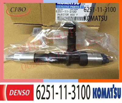 China 6251-11-3100 Inyector de combustible diesel 095000-6070 PC400-8 Excavadora 6D125E Motor en venta