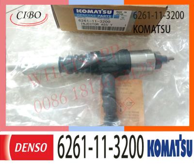 China 6261-11-3200 KOMATSU Fuel Injectors 095000-6140 PC800-8 Type Excavator D155AX-6 for sale