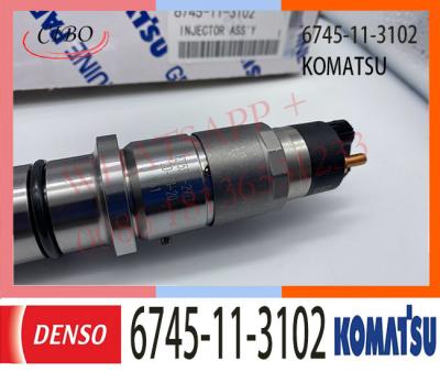 China 6745-11-3102 Brandstofinjectors pc300-8 pc350-8 Graafwerktuig wa430-6 van KOMATSU Lader6d114 Motor Te koop