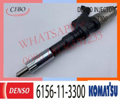 Cina Iniettore di combustibile diesel 6156-11-3300 095000-1211 per l'escavatore PC400-7 di Denso Komatsu in vendita