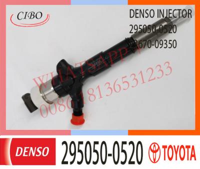 China Diesel Fuel Injector 295050-0520 23670-09350 23670-0L090 For Toyota Hilux 1KD 2KD for sale