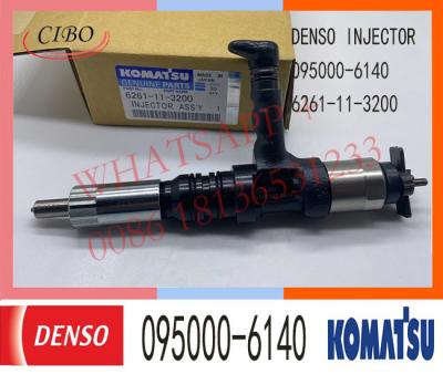 Cina Iniettore di combustibile diesel del motore di KOMATSU PC800-8 SAA6D140 6261-11-3200 095000-6140 in vendita