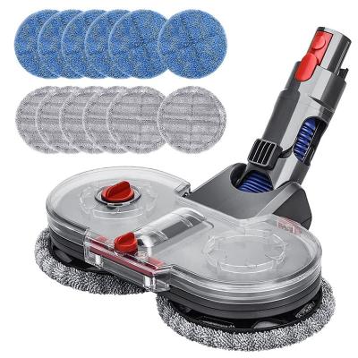 China Outdoor Electric Mop Dry Cleaner Wet Head Compatible with Dyson V15 V11 V10 V8 V7 Dual Spin Vacuum and Mop Attachment for sale