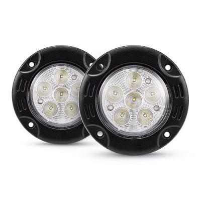 China MICTUNING18w High Bright Round LED Flood Mount Flood Pod Light Beam Work Light Grill Lamp For Road for sale