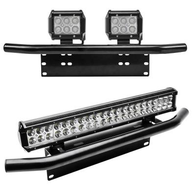 China Universal Safety MICTUNING LED Light Bar License Plate Holder Bracket For Off Road LED Light for sale