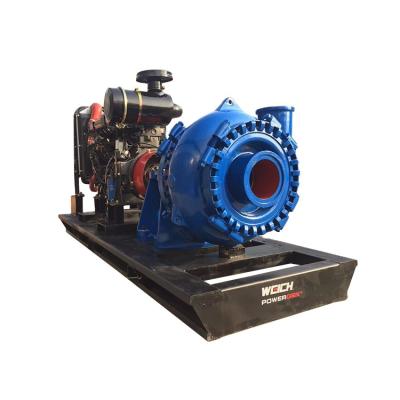 China Machining 10 Inch Centrifugal Suction Machine Sand Pump Mud Gravel Sand Slurry for sale