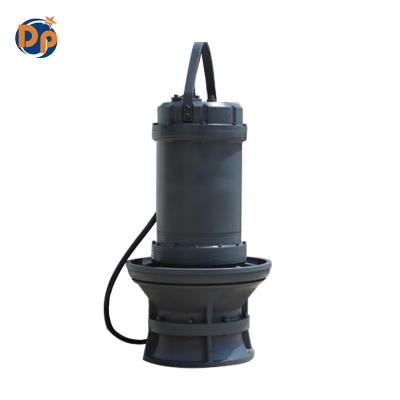 China Drinking Water Treatment Cast Iron SS304 QZ QH Axial Flow Water Pump Submersible Dewatering Pump for sale