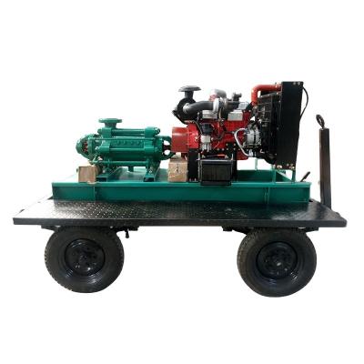 China 22kw High Head Industrial Utilities Fire Fighting Multistage Centrifugal Diesel Driven Water Pumps for sale