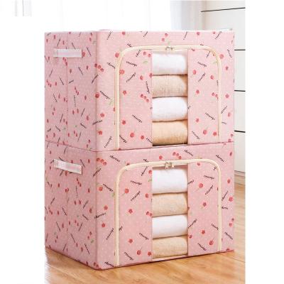 China Modern Zipper Storage Bag / Box Organizer With Competitive Price For Blanket Clothes for sale