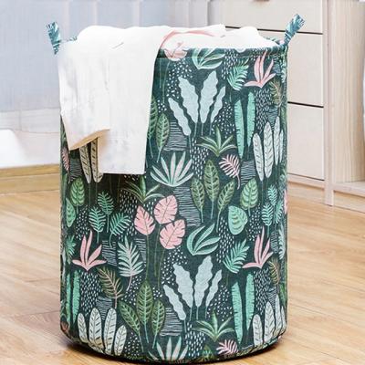 China Durable Eco-friendly Laundry Basket Bag Factory Direct Sales Woven Fabric Wash Bag Laundry For Shop Quilts for sale