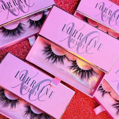 China Natural Soft Wholesale Volume Lashes Private Label 25mm 3D Mink Strip Eyelashes Seller Mikiwi Mink Lashes Order Price for sale