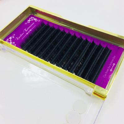 China Natural Custom Long Lashes Eyelash Trays 0.15mm Mink Fur Dropshipping Mink Bunches for sale