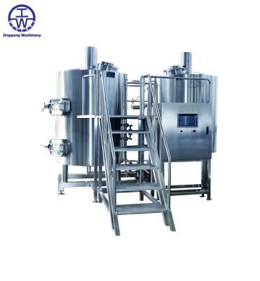 China Industrial Craft Beer Brewing Equipment Thickness 2.0-3.0 Mm Pressure Control for sale