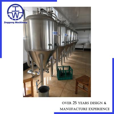 China 1000L / tanque de fermentação 10bbl industrial, recipiente SS304 da fabricação de cerveja de cerveja à venda