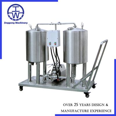 China 50L - 500L CIP Equipment Movable CIP With Wheel Temperature Pressure Control for sale