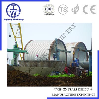 China Big Stainless Steel Tank , Beer Fermentation Tank Onsite Fabricating 10-1000m3 for sale