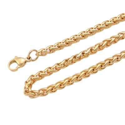 China Hot Sale Stainless Steel Chunky Collar Necklace Jewelry Gift ebay Chopin Choker Gold Hip Hop Men's Hip Hop Chain Punk Chain Necklace for sale