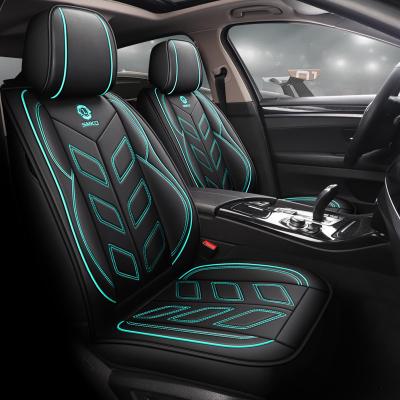 China Comforable Design Car Seat Cover Full Set Luxury PU Leather Car Seat Covers Wholesale Luxury Car Seat Covers for sale