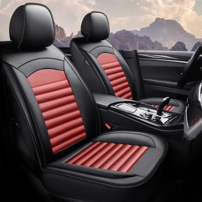 China Wholesale Comforable Design Car Seat Cover Full Set Luxury Cattlehide Leather Car Seat Covers for sale