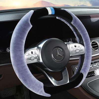 China 2021 Hot Selling Sports Plush Leather Steering Wheel Cover for sale